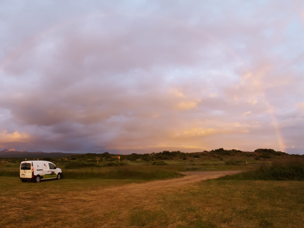 My first foray into van life while travelling Iceland.