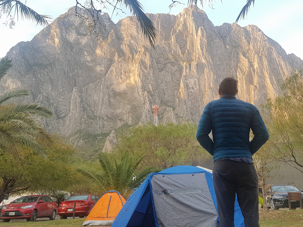 Views from our campground at La Posada. Featuring Nick!